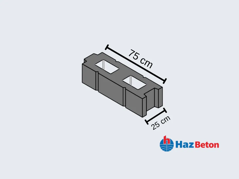 Modüler Geçmeli Bahçe Duvarı Taşı (Lego Sistem)