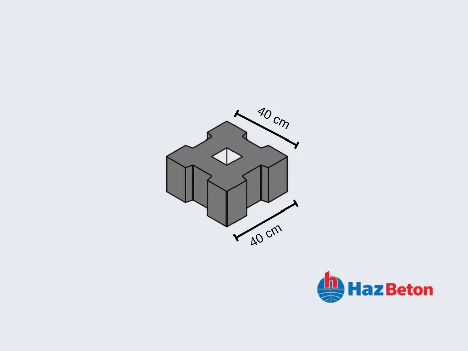 Modüler Geçmeli Bahçe Duvarı Taşı (Lego Sistem) 2